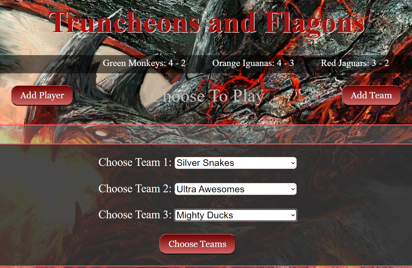 Truncheons and Flagons project